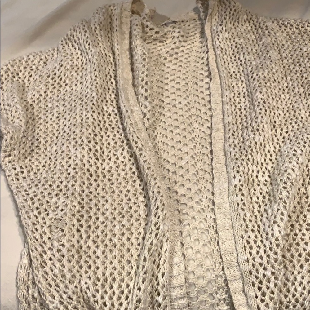 Netted cardigan